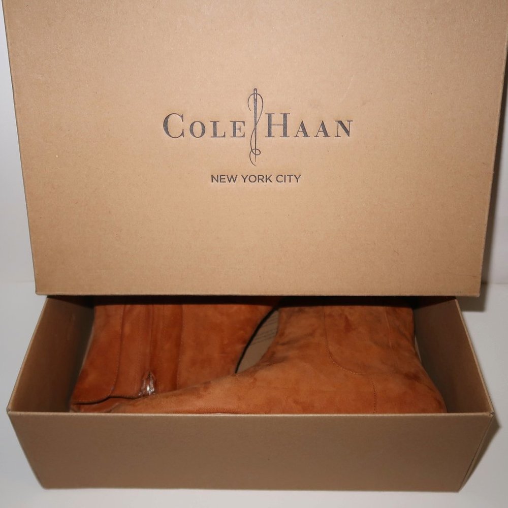 Cole Haan Camello Suede Astoria Short Boots